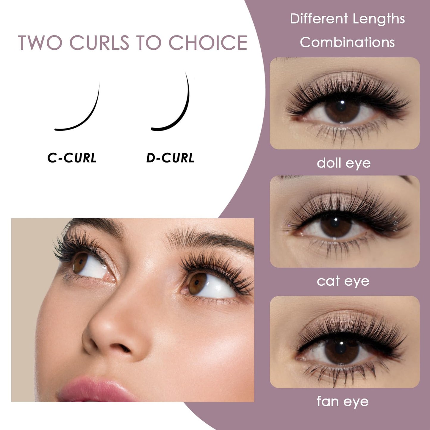 ocean pearl Ocean Pearl Cluster Lashes Kit 144PCS Individual Eyelashes 10-16mm DIY Lash Extension Kit with Strong Hold Eyelash Glue Natural Lash Clusters D Curl Eyelash Extension Kit with Bond and Glue-DM28