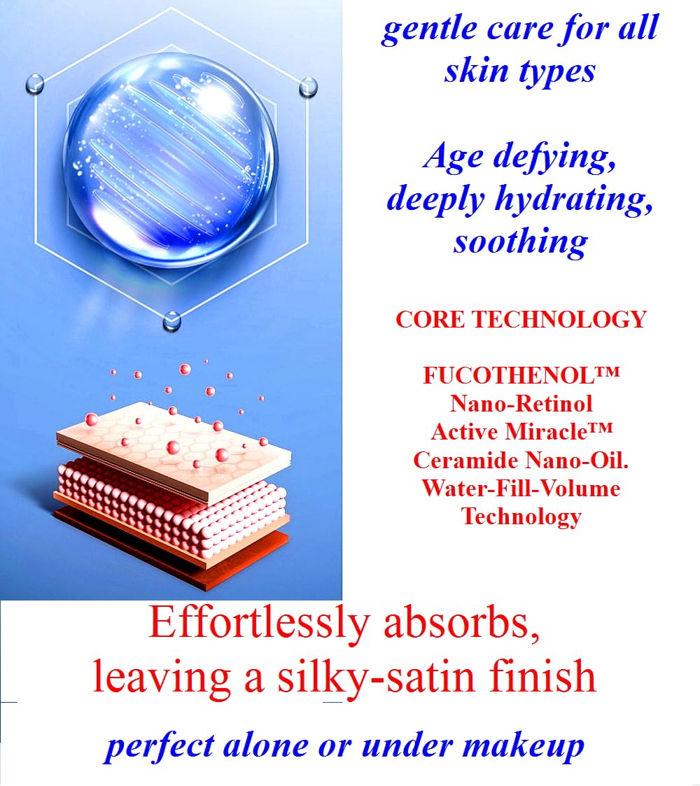 WHITESILK LA VIE ─ FUCOTHENOL™ + Active Miracle™ & Nano-Retinol Revital Energy Cream (50ml,1.69oz) ─Revitalize, Rejuvenate, Radiate