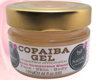 Nativilis Natural Essential Oils Nativilis Copaiba Gel Copaifera officinalis Rosa damascena Blend Multipurpose Natural Gel Face Skin Body Moisturizing Antiaging Melasma Inflammation Relieve Sore Muscles Joint Pains Circulation
