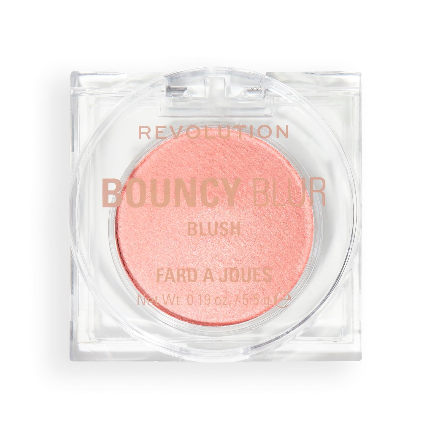 Revolution Beauty London Revolution Bouncy Blur Blush, Cheek & Lip Makeup, Buildable & Blurring Formula, Light As A Cloud Peachy Pink, Vegan & Cruelty-Free