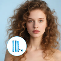 strrng 60 Pcs Perm Rods, 0.35 Inch No Damage Perming Rods, Small Blue Perm Rollers, Reusable Portable Perms Curlers, Perming Kit for Women & Men Natural Hairs Long Short Hairs Styling Tool.(Blue)
