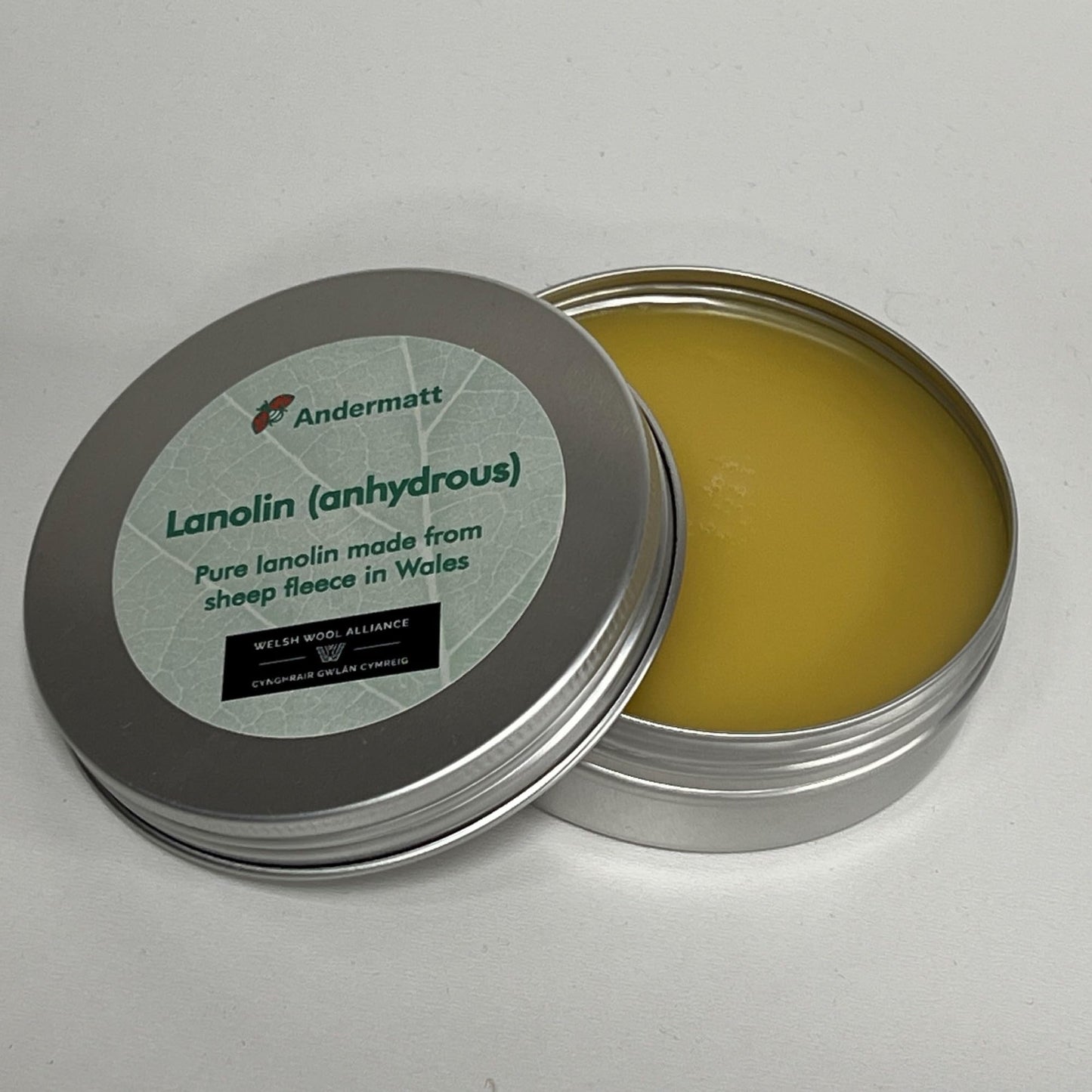Andermatt UK Lanolin Pure 100g (Lanolin Anhydrous) Made in Wales