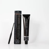 03 Blue Black Makki Professional Intensive Eyelash and eye brow tint dye with argan oil & hualuronic acid 22ml