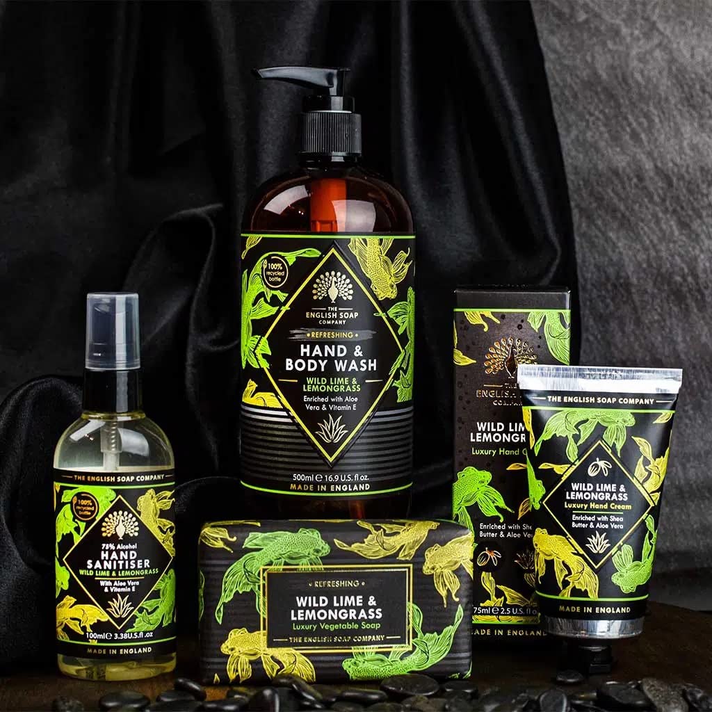The English Soap Company Radiant Collection Hand Cream Wild Lime & Lemongrass 75ml