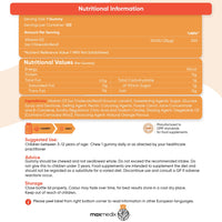 Vitamin D Gummies Kids 1000IU - Natural Orange Flavour Gummies - 4 Months Supply (120 Vitamin D3 Gummies) - One A Day - for Kids 3-12 Years - Vegetarian, Non-GMO & Gluten-Free Vitamin D for Kids