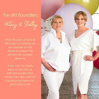 He-Shi Day to Day Darker Gradual Tan Moisturiser - Easy Application Self Tanning Lotion - Gradual Fake Tan with Vitamin E - Vegan & Cruelty Free - Hydrating Gradual Tan for Face & Body (200ml)