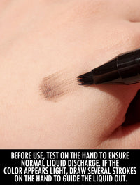 Anglicolor Eyebrow Pen Easy to Use, Eyebrow Brush Quick Drying,Microblading Eyebrow Pen Natural,Hair-Like Strokes, 24hrs Long-Lasting,Waterproof,Smudge-Proof,Multiple Uses (01brown)