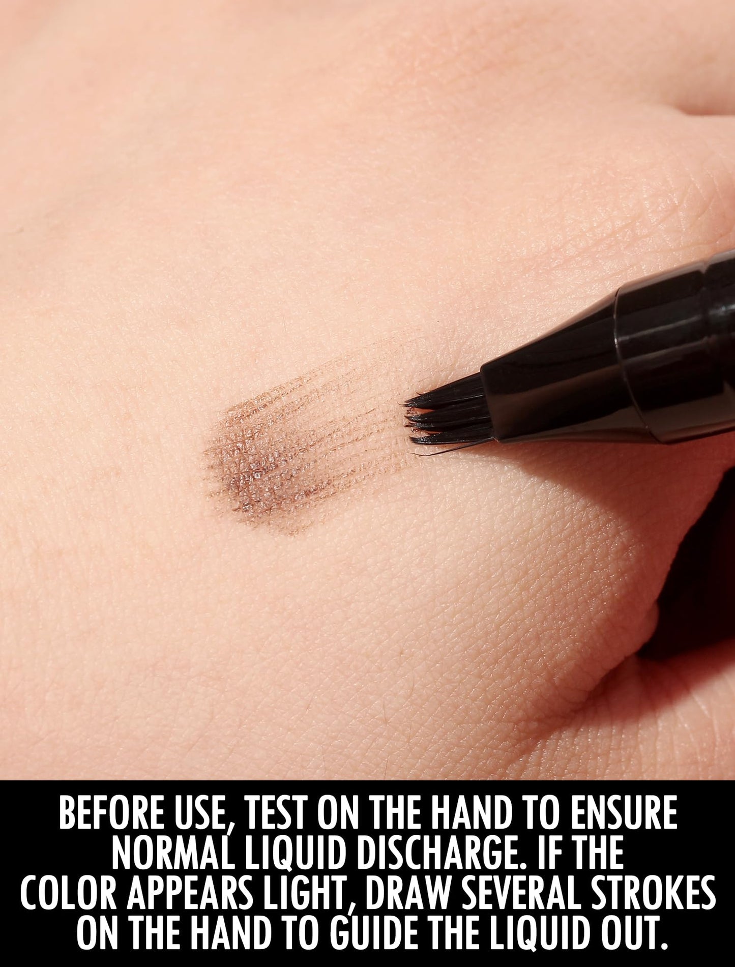 Anglicolor Microblading Eyebrow Pen Natural,Eyebrow Pen Easy to Use, Eyebrow Brush Quick Drying,Hair-Like Strokes, 24hrs Long-Lasting,Waterproof,Smudge-Proof,Multiple Uses (05black)