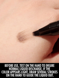 Anglicolor Eyebrow Pen Easy to Use, Eyebrow Brush Quick Drying,Microblading Eyebrow Pen Natural,Hair-Like Strokes, 24 hrs Long-Lasting,Waterproof,Smudge-Proof,Multiple Uses (02tawny brown)