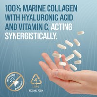 Spirit Vitale Marine Beauty Collagen with Hyaluronic Acid and Vitamin C (90 Capsules)