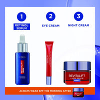 L'Oreal Paris Revitalift Laser Pure Retinol Serum, Anti-Wrinkle, Anti-Fine line, Retinol Night Serum For Face, Visible Results, Validated by Dermatologists, 30ml