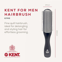 KENT Kent for Men Range Half Radial for Thick/Long Hair