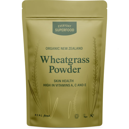 Everyday Superfood Organic New Zealand Wheatgrass Powder, High Vitamins, Perfect in Juice and Smoothies (50g)