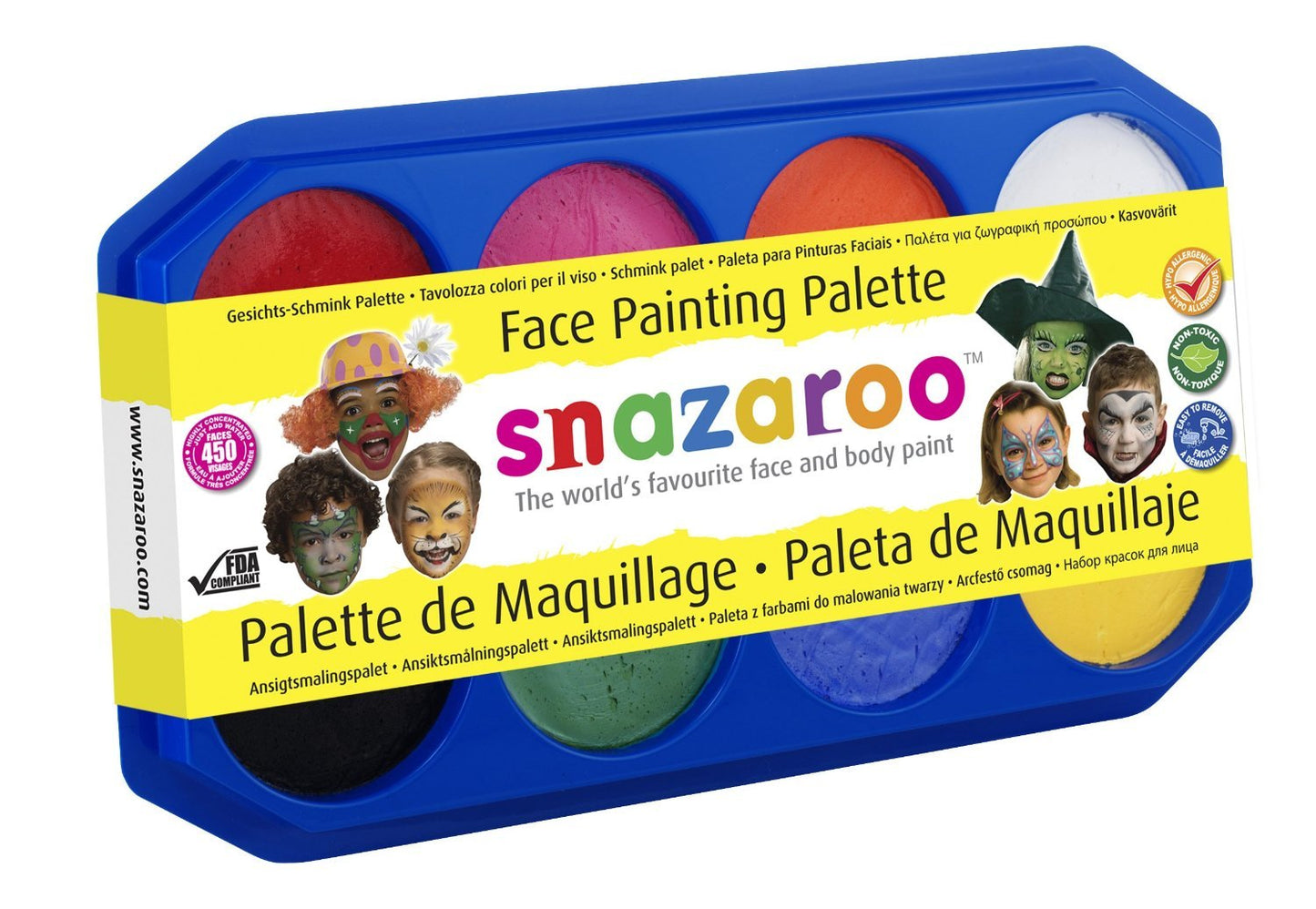Snazaroo Face Paints Professional Kits 18ml Mixed Palette