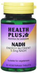 Health Plus NADH 5.5mg Energy Supplement - 30 Tablets