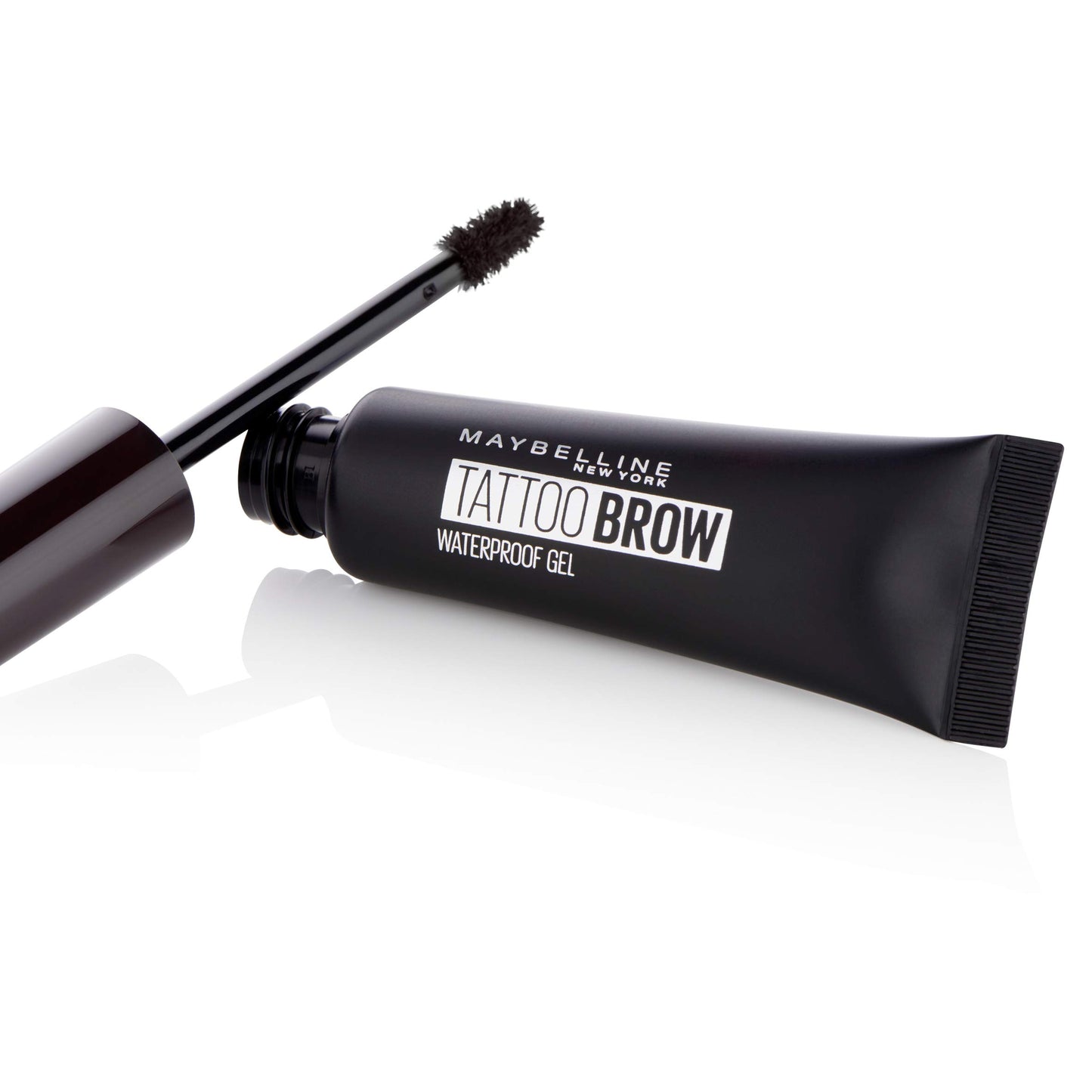 Maybelline New York Eyebrow Gel, Tattoo Brow Waterproof Eyebrow Gel, No. 08 Black, 5 ml