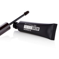 Maybelline New York Eyebrow Gel, Tattoo Brow Waterproof Eyebrow Gel, No. 08 Black, 5 ml