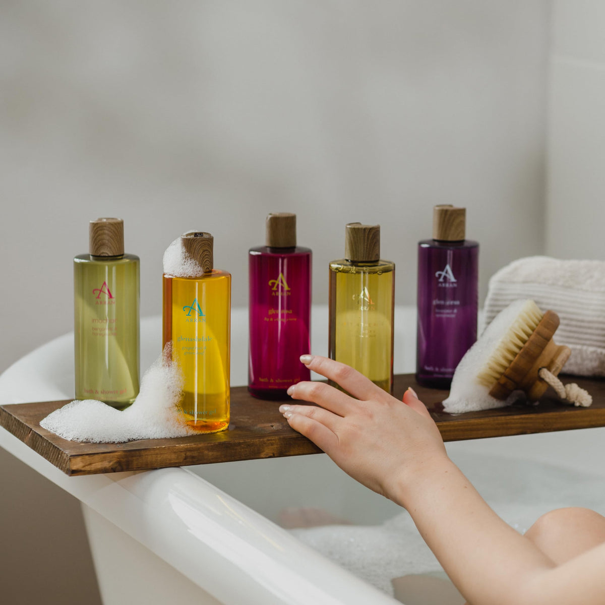 Arran Sense of Scotland Arran Glenashdale Luxury Bath & Shower Gel with Zesty Grapefruit (300ml)