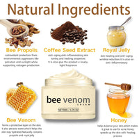 ChicNana Bee Venom Anti Wrinkle Face Cream, Skin Tightening Cream for Face, Bee Venom Cream, Skin Treatment, Day and Night Moisturiser Women, Instant Wrinkle Remover, Best Wrinkle That Works