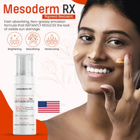 Mesoderm RX Pigment Restraint 50+ Anti Sun Spots, Protect and Nourish Face, Neck, Hands, 50ml