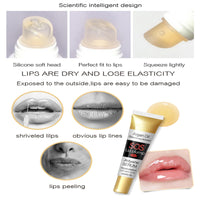 Lip Plumper, Instant Volumizing Lip Plumping Gloss, Hydrating Moisturizing Lip Oil Reduces Lip Lines for Fuller Lips, Increase Lip Elasticity, Reduce Fine Lines Lip Care Serum Essence Lips Enhancer