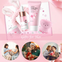 CTUBLIAUNX Skincare Set for Teen Girls & Women - Skincare Gift Set with Cleanser, Serum & Cream, Hydrating & Smoothing Skin Care Routine for Girls