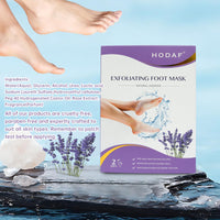 Generic 2 Pairs Foot Peel Mask for Hard Skin,Lavender Exfoliating Mask for Callus Remover Dead Dry Skin,Cracked Heel Treatment Socks, Plant Formula Moisturising Socks, Soft Foot Care