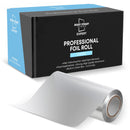 ReadySteadyServe Nail & Hair Silver Foil, Aluminium Hair Foil Roll for Hairdressing and Beauty. Hair Highlighting, Bleaching, Coloring, Salon, Modeling, Cosmetic. Use for gel removal, wraps 30m x 10cm