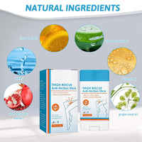 KDJXZ Anti Chafing Cream 2 PCS Anti Chafe Stick Chafing Stick Anti-Chafing Gel Waterproof Chafe Stick Anti Chafe Balm, Anti Friction Stick for Heel, Lower Arm, Thigh, Legs, Skin Protection - 23g