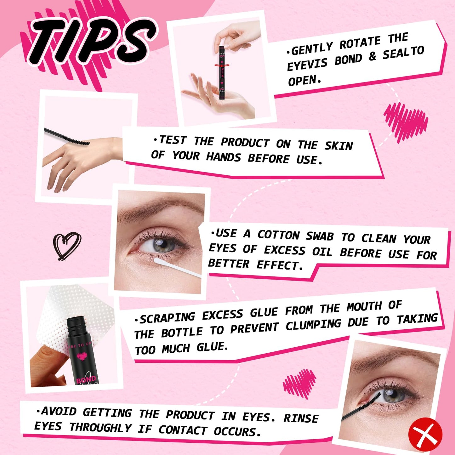 PRO Lash Bond and Seal Cluster Lash Glue & Seal Waterproof Bond and Seal Cluster Lash Glue for DIY Eyelash Extensions Waterproof Strong Hold for 48 Hours（5ml+5ml, Black Bond & Clear Seal)