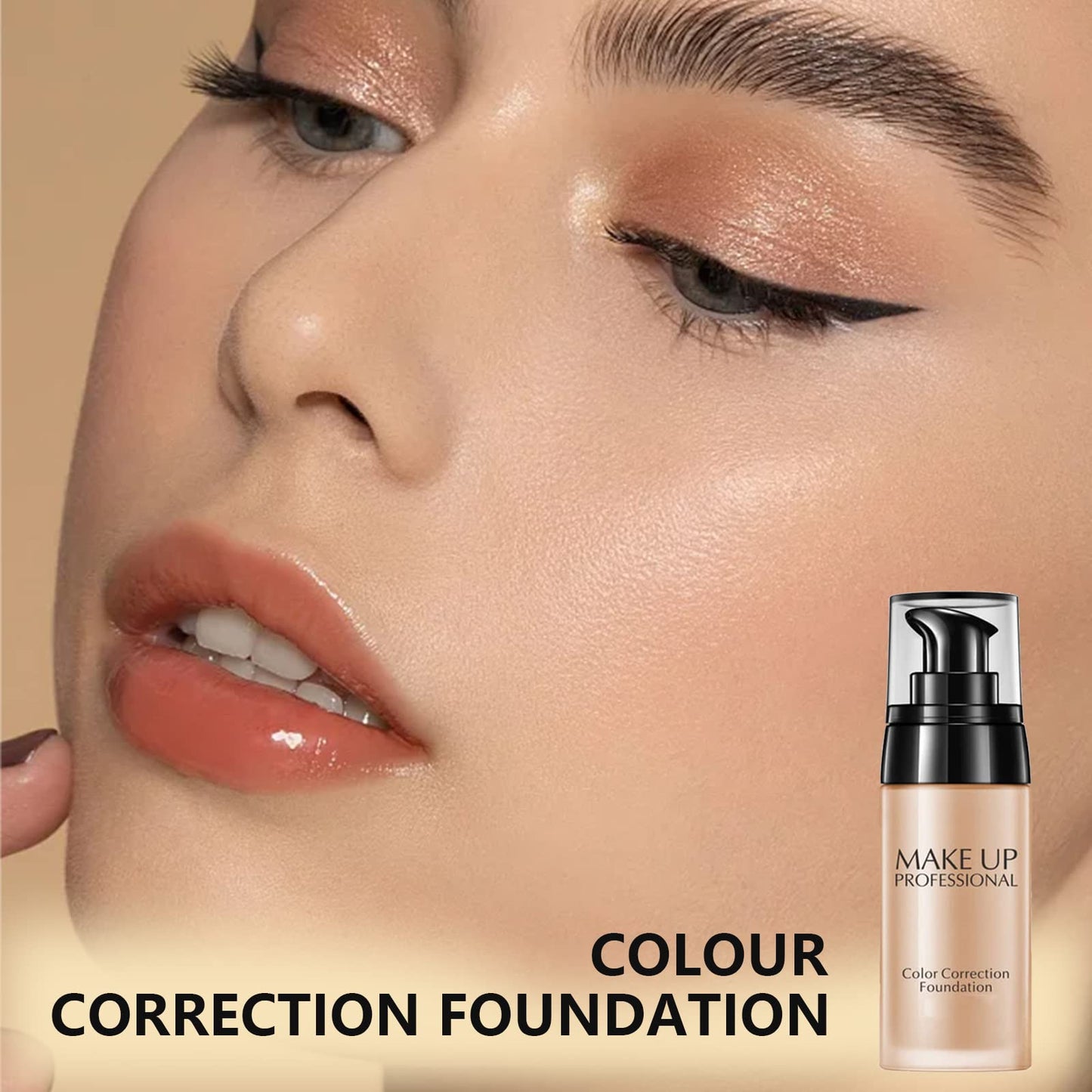 EONFAVE Colour Changing Foundation - Liquid Foundation - Foundation Full Coverage - Long Lasting Smooth Foundation - Liquid Foundation Hydrating Lightweight - Foundation for Mature Skin