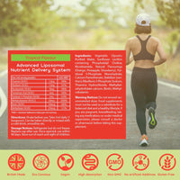 WELL ACTUALLY Liposomal Vitamin B Complex High Strength and Bioavailability - 8 Essential B Vitamins Complex for Energy, Brain, Metabolism Support - Tropical Flavour (50 Servings)