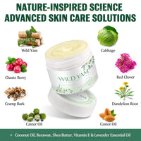 Wild Yam Nature’s Cream – Natural Moisturizing Skincare for Women, Supports Hormonal Balance & Menopause Relief, Non-Greasy, Body Cream 90G