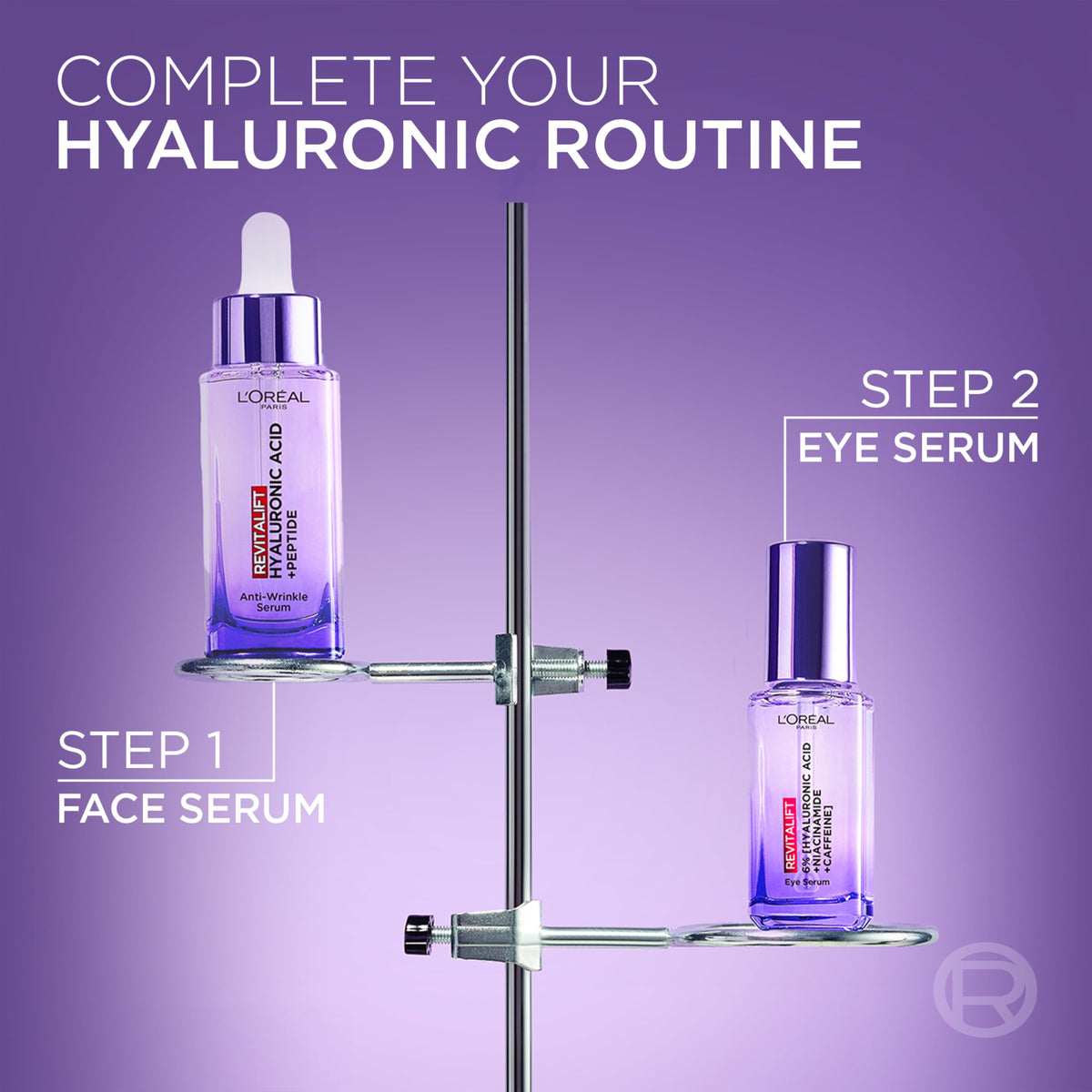 L'Oreal Paris L'Oréal Paris Hyaluronic Acid + Caffine Eye Serum, Revitalift Filler, 20ml