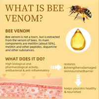 CrownLite Bee Venom Comprehensive Cream, Bee Venom Skin Restoration Cream, Moisturize and Lift 3 in 1, Professional Skin Care, Deeply Reduces Wrinkles, Suitable for All Skin Types