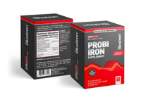 Biostren Probi Iron | 2 in 1 Bio Cultures Complex Plus Iron for Ultimate Gut Health and Hemoglobin Support | Probiotic | Red Blood Cells | Bloat Relief | Digestion | IBS | 60 Capsules