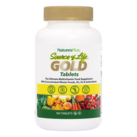 Nature's Plus NaturesPlus Source of Life Gold Tablets - Whole Food Multivitamin for Men and Women, Energy Booster, Immune Support - Vegetarian, Gluten Free - 180 Tablets