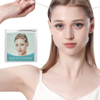 LINXINS Face Lift Tape 40 Pcs Face Neck and Eye Lift Tape, Invisible Face Lift Patches for Skin Tightening, Instant Face Lift Thin Face Strips for Lifting Makeup Tool Chin Lift Tape Suitable for Everyone