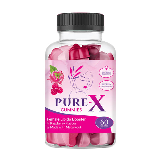 ABBRAY Pure X Gummies | Libido Boost for Women | with Maca Root | x60