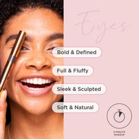 SCULPTED by Aimee Connolly Shape & Set Medium Brown Eyebrow Pencil & Fixing Gel Duo from Sculpted by Aimee 2.5ml - Travel-Friendly, Double-Ended Natural Eye Brow Pencil and Clear Brow Fixing Gel