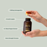 Dr. Sosnowski's BioActive KSM-66 Ashwagandha Capsules | 1050mg KSM-66 Ashwangandha with Black Pepper Extract, Extra Strength Formula (120 Capsules)