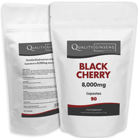 Quality Ginseng Direct Black Cherry | 8,000mg Capsules | Powerful Formula (90 Capsules)