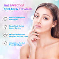 Mererke_Pretty Under Eye Patches - 30 Pairs Collagen Under Eye Mask, Under Eye Patches For Dark Circles and Puffiness, Eye Patches For Puffy Eyes, Revitalize and Moisturize