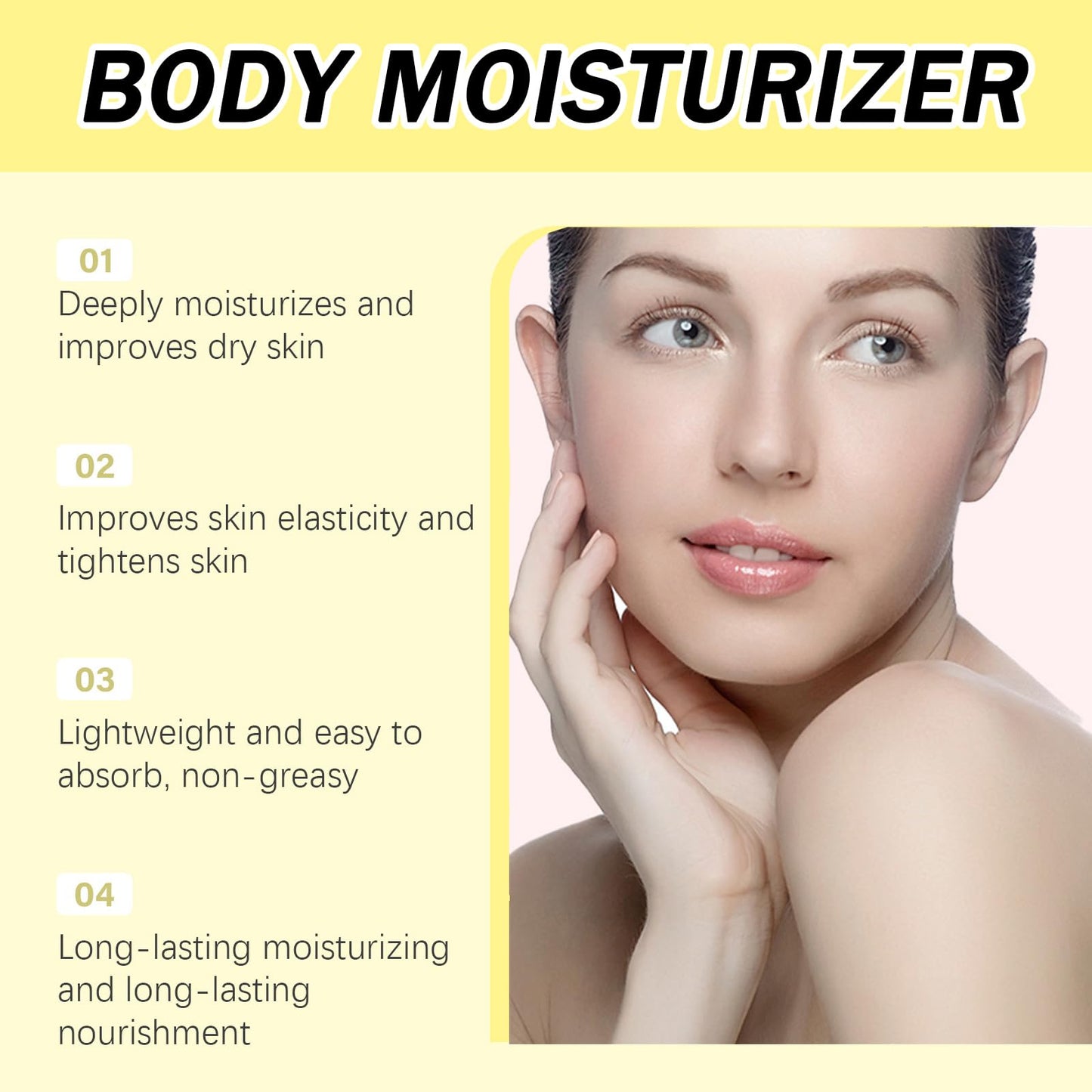 Lomeya Whipped Multi-Oil Body Butter - Skin Tightening, Shea Butter Lotion, Moisturiser, Smooth & Plump, Vanilla Scent - For Women, Glow Getter