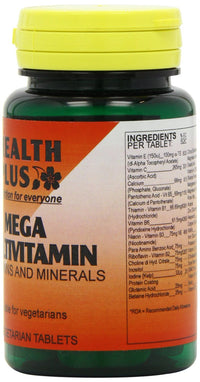 Health Plus Mega Multivitamin One-a-day Multivitamin Supplement - 30 Tablets