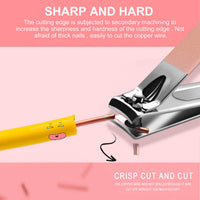 Aceoce Manicure Set Men Travel Nail Clipper Kit - Mini Luxury Manicure 4 in 2 Manicure & 1 Nose Hair Scissors Stainless Steel Professional Pedicure Set Travel Nail Grooming Kit Gift for Men Lovers Parents