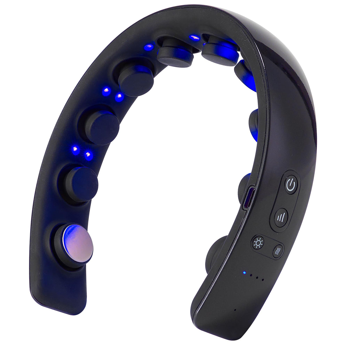 Master Massage Equipment Upgraded H2 Electric Scalp Massager Head Massager for Hair Growth & Regrowth with Heating 10 Vibrating Contacts Laser Therapy for Hair Growth Hair Stimulation-Hairband, Black