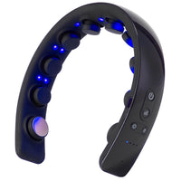 Master Massage Equipment Upgraded H2 Electric Scalp Massager Head Massager for Hair Growth & Regrowth with Heating 10 Vibrating Contacts Laser Therapy for Hair Growth Hair Stimulation-Hairband, Black