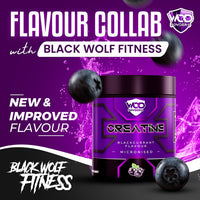 Flavoured Creatine Powder - Creatine Monohydrate Powder with AstraGin® | Suitable for Vegans, Scoop Included | 60 Servings per Tub - Made in The UK by WOD Powders