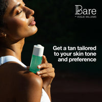 Bare by Vogue Bare By Vogue Face Tanning Drops - Medium/Dark, Customisable Sun-Kissed Glow - Infused with Green Tea, Chamomile, and Pomegranate Extract - For Smooth, Hydrating & Radiant Skin (30ml)